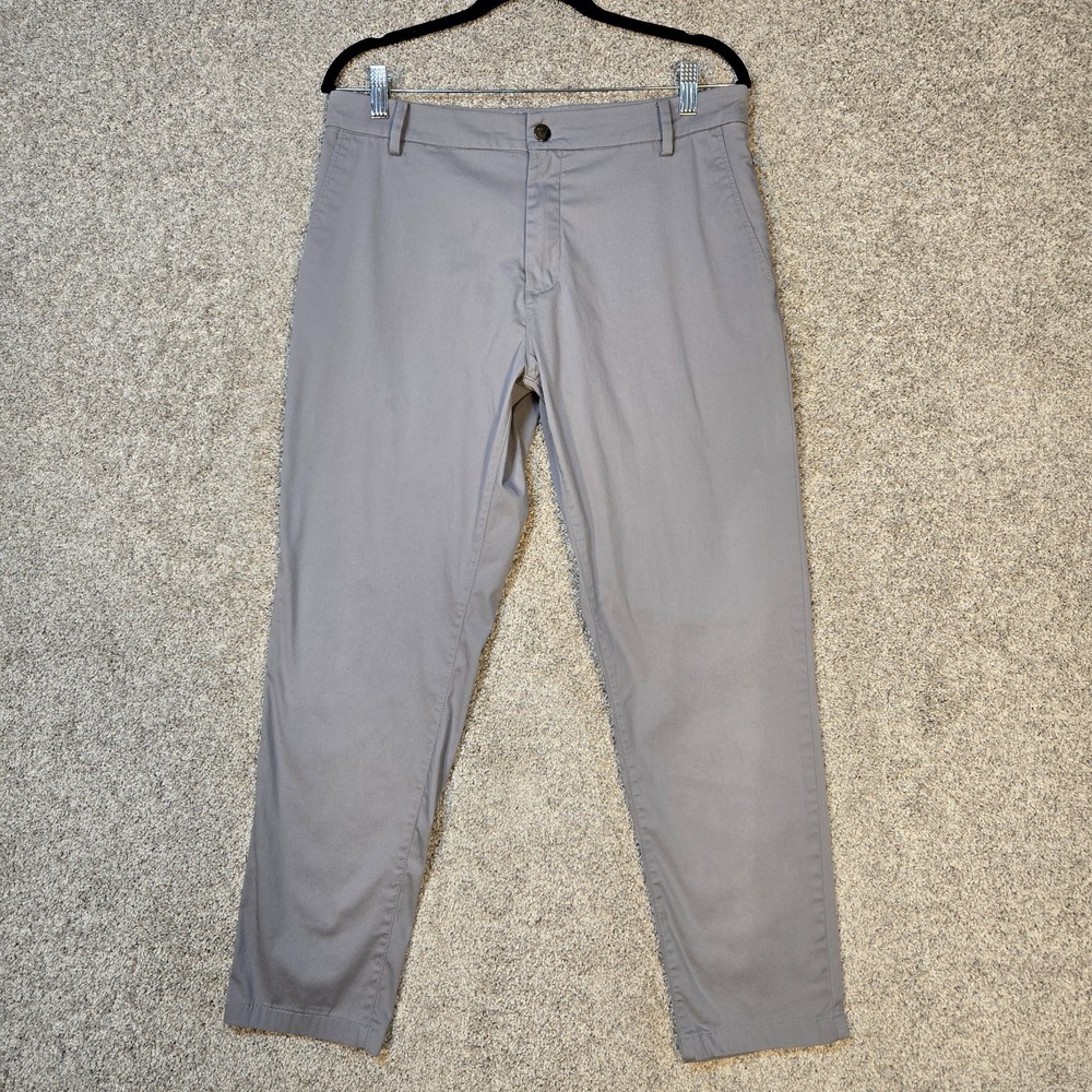 Bird Dogs Pants Men 32x28 Stretch chino Lined Gray Birddogs